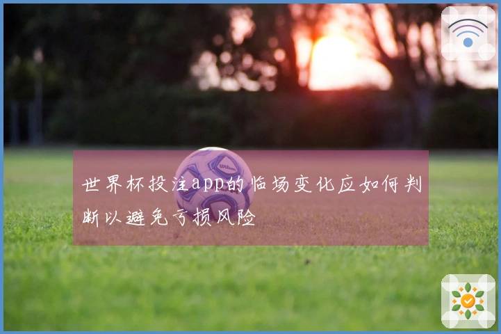 世界杯投注app的临场变化应如何判断以避免亏损风险