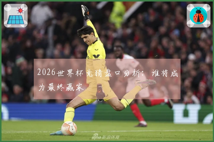 2026世界杯竞猜盘口分析：谁将成为最终赢家